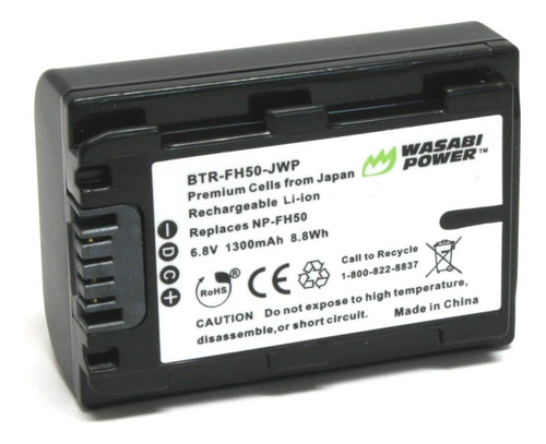 Wasabi Power Batería Paranp-fh50 (mah)