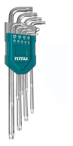 Juego Llaves Allen Torx T10 A T15 Total 9 Pz Industrial Cr-v