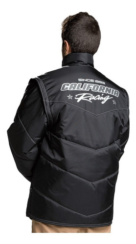 Imagem 2 de 5 de Jaqueta California Racing Life Carbono Cinza Motoboy Moto