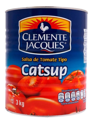 Paquete De 3 Salsa Catsup Clemente Jacques 3kg