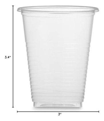 Munfix 500 Pack 7 Oz Vasos De Plástico Transparente, Vasos D