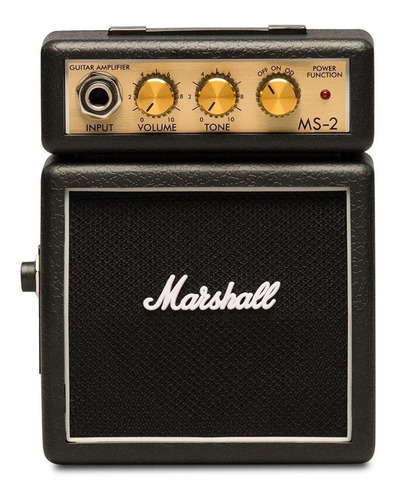 Mini Amplificador Guitarra Marshall Ms2 Mini Amp Black 1w