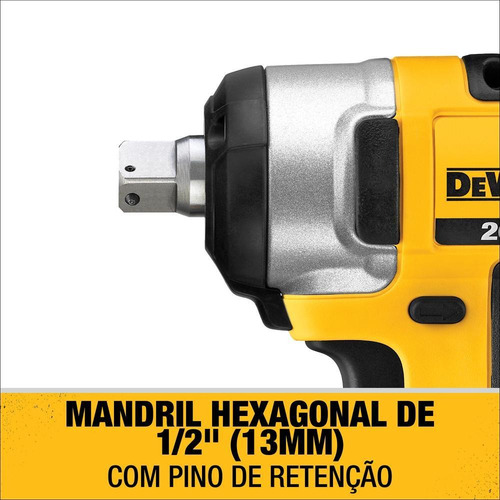 Chave De Impacto De 1/2'' (13mm) 20v Max Dcf880b - Dewalt