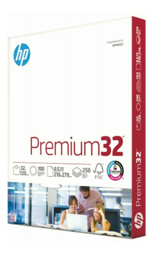 Hp Paper, Premium Choice Laserjet, 32lb, 8.5 x 11, Carta,