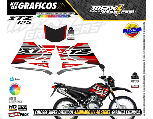 Calcomanias Xtz 125 Tipo Original Racing