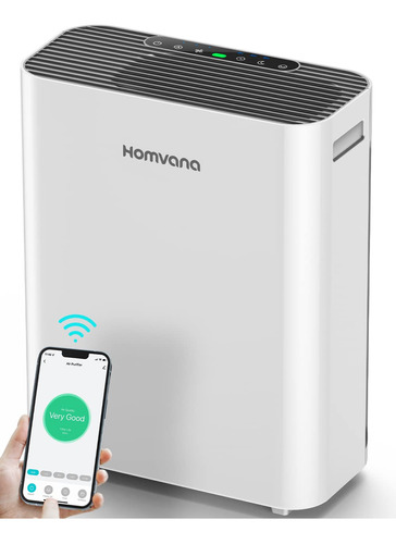 Purificador Aire Homvana Wifi H13 True Hepaair Filter 100m2