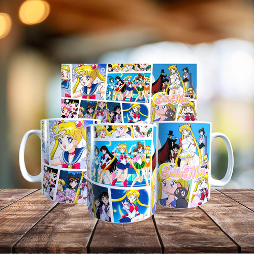 Taza Personalizada Diseño Sailor Moon  T372