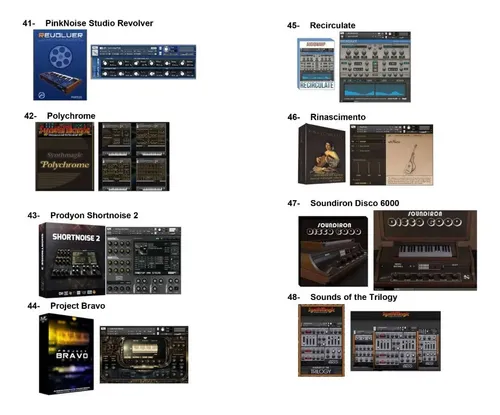 Librerias Kontakt 60 Instrumentos Virtuales Vol 3 D D 500 Gb (Usado)