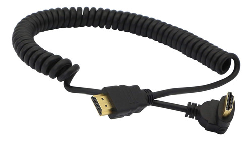 Pngknyocn Cable En Espiral Hdmi En Ángulo, Ángulo Ascendente