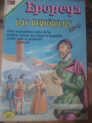 Los Periódicos En Comic Epopeya No.142 Editorial Novaro 1970