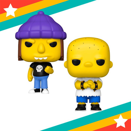 Set Funko Pop! The Simpsons: Jimbo & Kearney Nycc '22