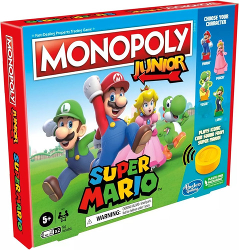 Monopoly Junior Edición Super Mario_meli16326/l25 (Reacondicionado)