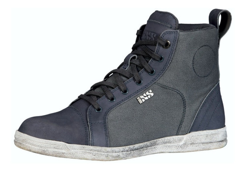 Bota Moto Nobuck Ixs  Marca Suiza Gris