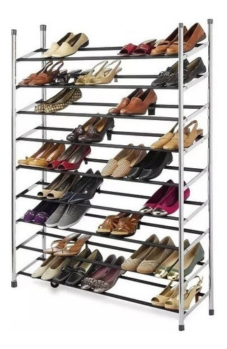 Botinero 45 Pares Extensible Organizador Zapatos Zapatero # Mueble Estante 