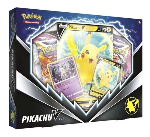 Caixa Box Cards Pokémon Pikachu Vmax 51 Cartas - Copag em Promoção