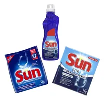 Comprar Kit Lavavajillas Automático Sun Detergente Sal Abrillantador