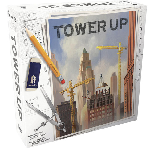 Juego De Mesa Tower Up Construcción De Ciudad Para 2-4 Jugad