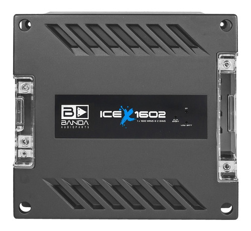 Amplificador Banda Ice X 1602 Potencia 1600w 1 Canal 2 Ohms Cor Preto