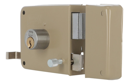 Phillips, Cerradura Sobreponer 715 Alfa Derecha Beige