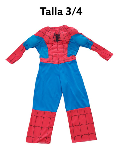 Disfraz Spiderman Musculoso Usado Buen Estado Niños 