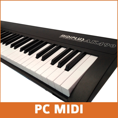Imagen 6 de 10 de Teclado Midiplus Ak490 Midi Usb 49 Teclas Sensitivas