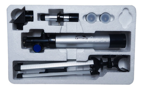 Imagen 3 de 8 de Telescopio Refractor Con Tripode 40f400 Art.2316 Optiks