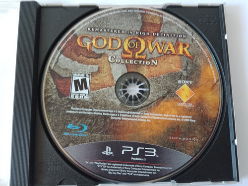 God Of Wars Collection Juego Playstation 3 (sin Carátula)