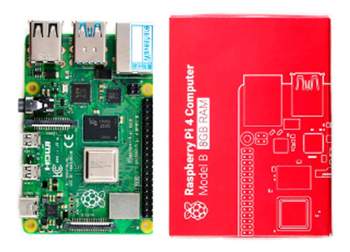 Imagen 2 de 3 de Raspberry Pi 4 Model B De 8 Gb De Ram Quad Core 64 Bit Wifi