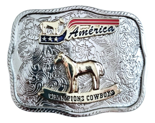 Fivela Country America Champions Cowboys Drfo105