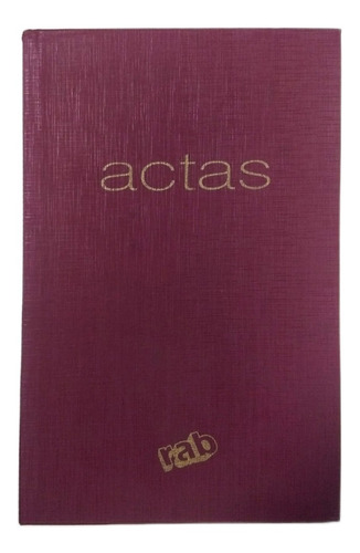  Libro De Actas-clochette-rab-200 Paginas Numeradas