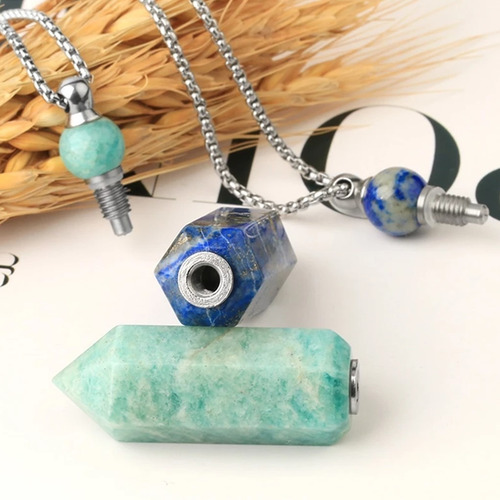 Collar (botella) - Piedra, Aromaterapia / Tiareveri