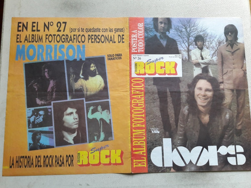 Revista Super Rock Nº 26 - Álbum Fotográfico The Doors