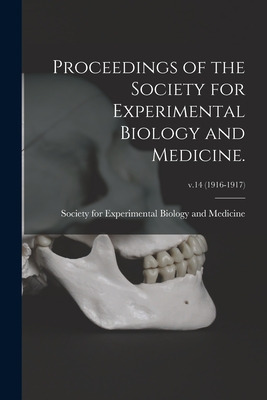 Libro Proceedings Of The Society For Experimental Biology...