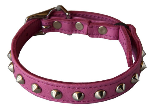 Kitty Planet Outlaw Collar De Seguridad De Cuero Con Tachue.