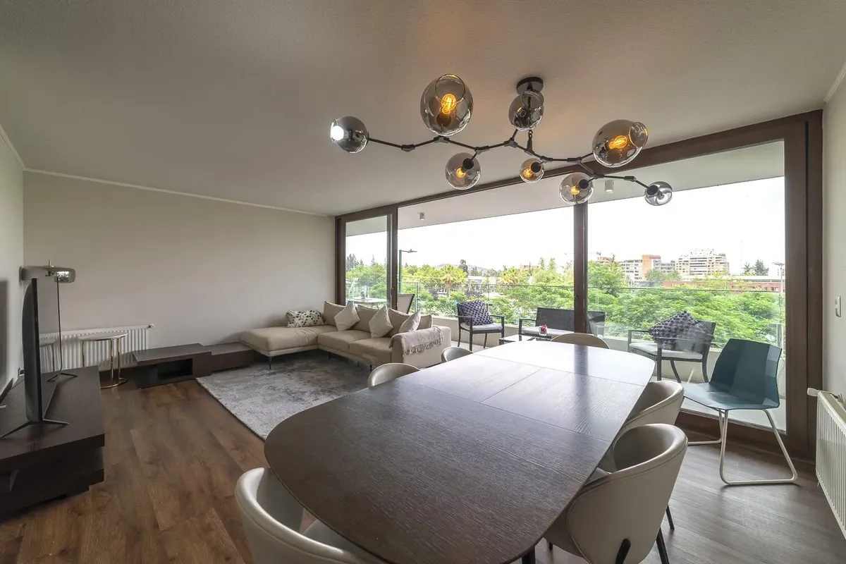 Imagen 3 de 25 de Se Arrienda Moderno Departamento En Lobarnechea De 3hab./3ba