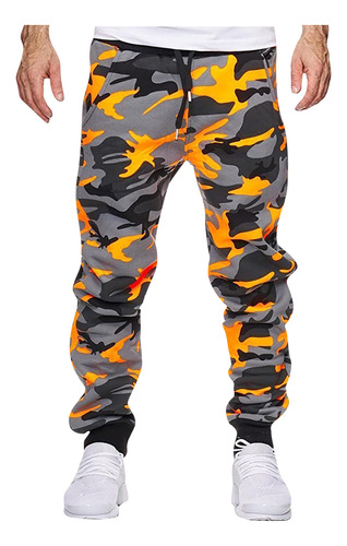 Pantalones De Chándal De Camuflaje Q, Pantalones Para Correr