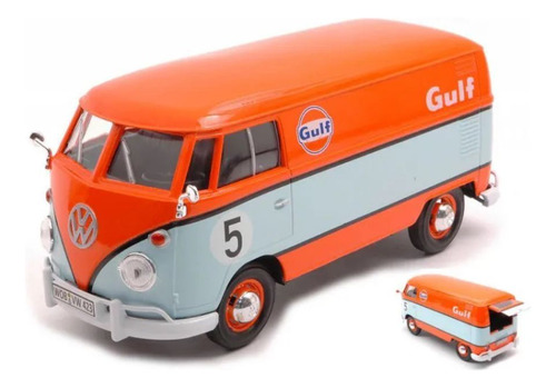 Miniatura Volkswagen Kombi Gulf  1:24 Motormax