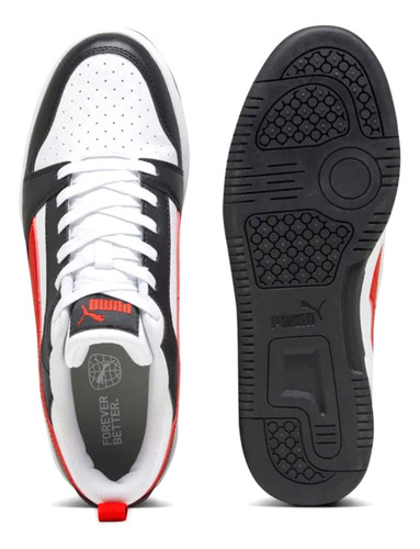 Zapatillas Puma Hombre Rebound V6 Low 392328 04 Blanco