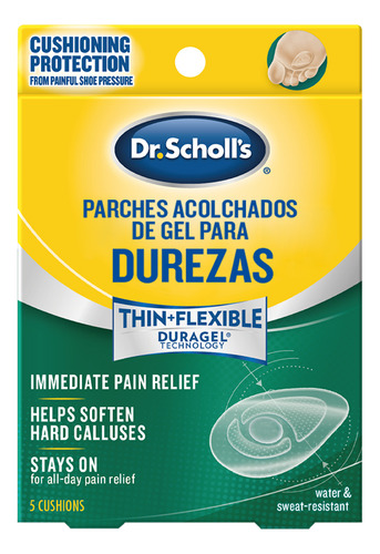 Dr. Scholl's Parches De Gel Para Suavizar Durezas 5 Unidades