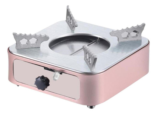 Portable Drawer Type Camping Alcohol Stove Pink