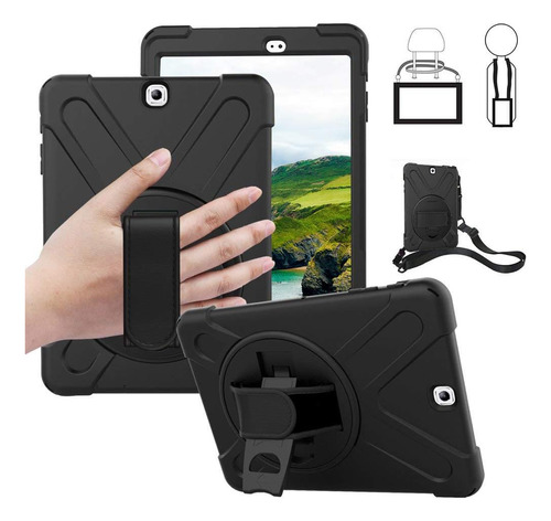 Funda Para Galaxy Tab S2 9.7 Sm T815/t817/t818/t819 Negro