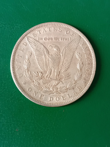 Eeuu 1887 1 Dolar Morgan Plata,en Capsula (Usado)