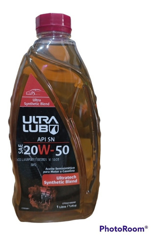 Aceite Ultralub Semisintetico 20w50