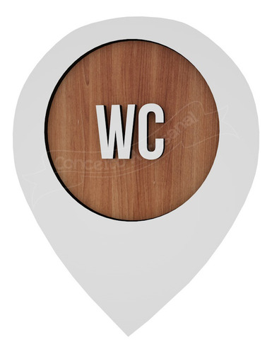 Imagem 2 de 3 de Plaquinha Banheiro Wc Unissex Shopping Restaurante Hotel