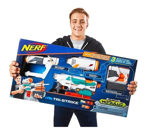 Nerf Modulus Tri Strike Espectacular Entrega Inmediata Grati