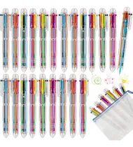 Comprar Xlehoely Paquete De 24 Bolígrafos Multicolores, Bolígrafos R