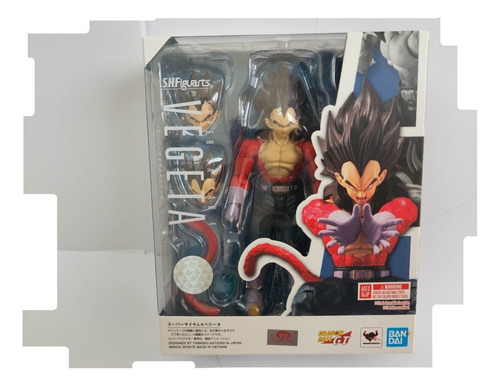 Figura Dragon Ball Super Heroes Vegeta Ssj 4 Bandai S.h.f