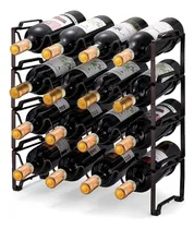 Comprar Simple Trending - Estante Apilable De 4 Niveles, Organizador De Botellas Paradas, Estante De Almacenamiento De Vino, Toallero Para Gabinete De Cocina, Capacidad Para 16 Botellas, Color Bronce