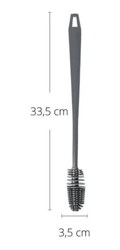 Imagem 8 de 10 de Escova De Lavar Garrafa Mamadeira Copo Taça Silicone