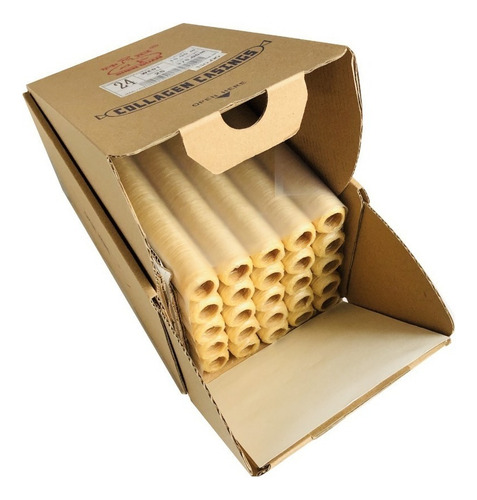 Tripa Colageno 24mm Seca 25 Sticks 167kg 2250 Salchichas